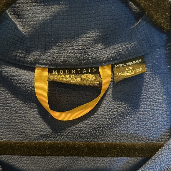 Vintage Mountain Hardwear Blue Quarter-Zip Jacket - Men’s Large - Picture 2 of 4